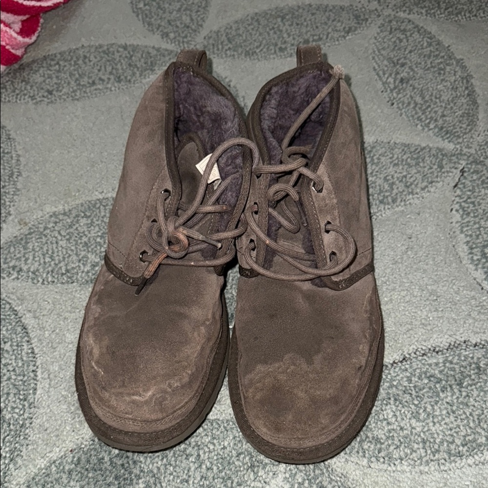 Men's UGG NEUMEL Gray Suede Boots
